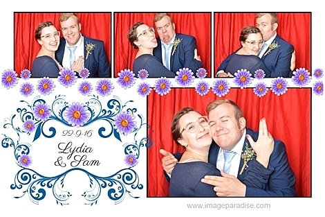 couple in photo booth