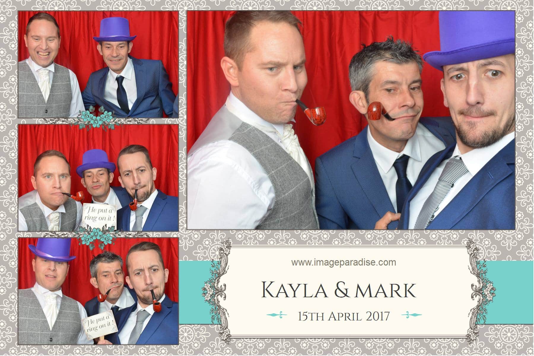 boys being boys in the photo booth