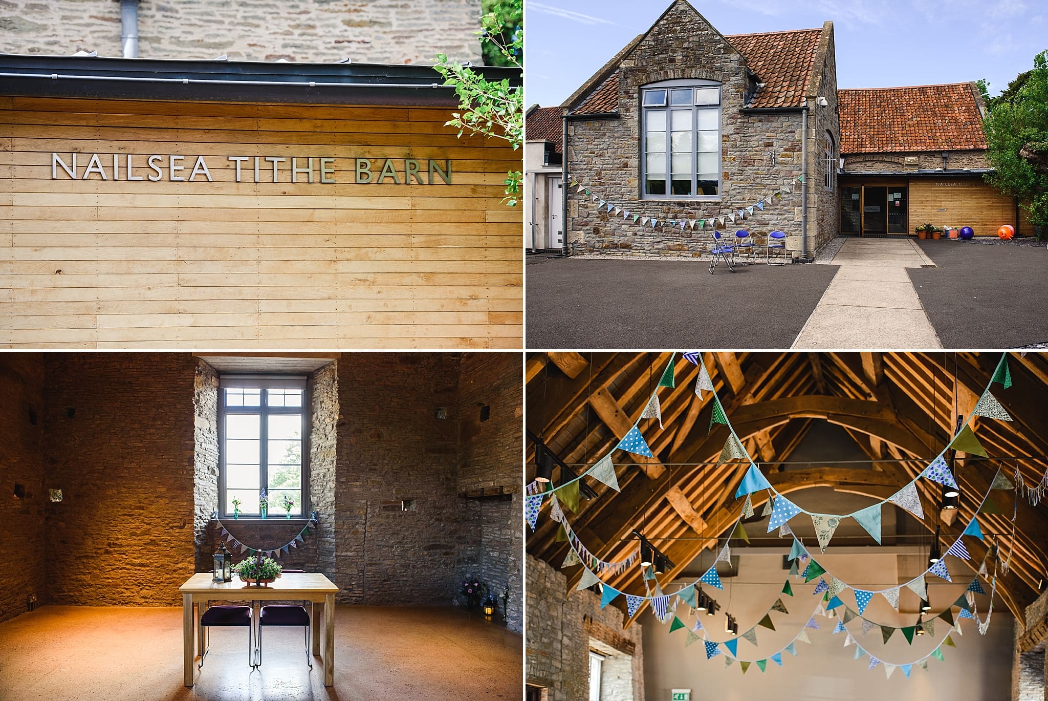 Collage of Tithe Barn Nailsea