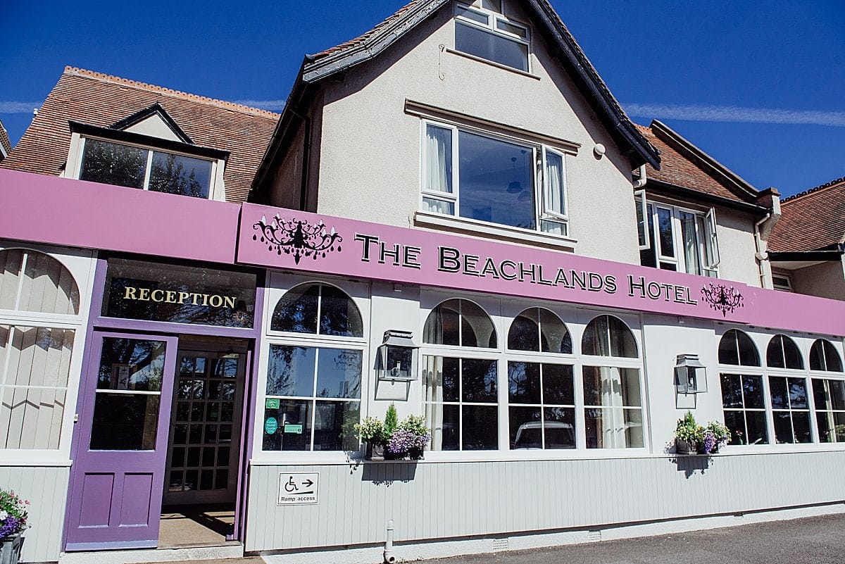 The Beachlands hotel - Weston-Super-Mare Wedding 5 A photo of the front of the building of the Beachlands hotel wedding venue in Weston Super Mare